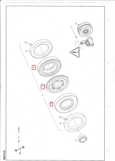 dornier loom parts clutch disc brake